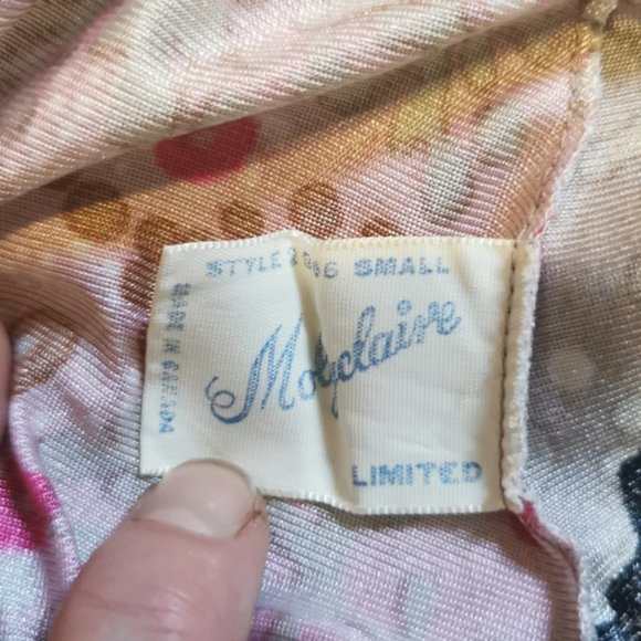 Vintage 1970s 2 Piece Sexy Dress Lingerie Small - Picture 10 of 11